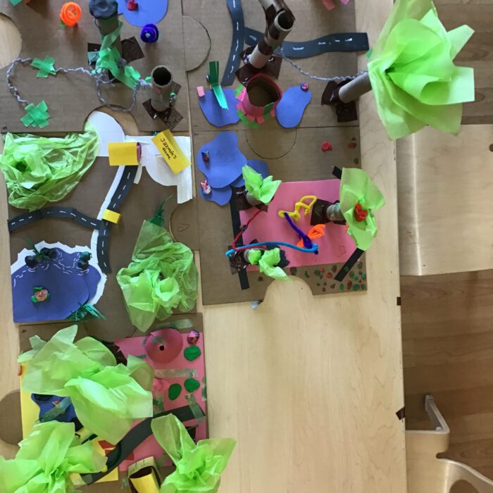 Large community creation made by children in week 4